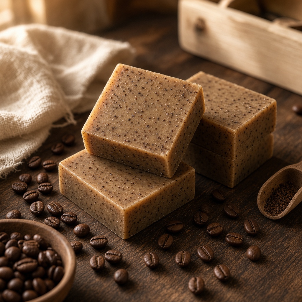 Jabones exfoliantes de café